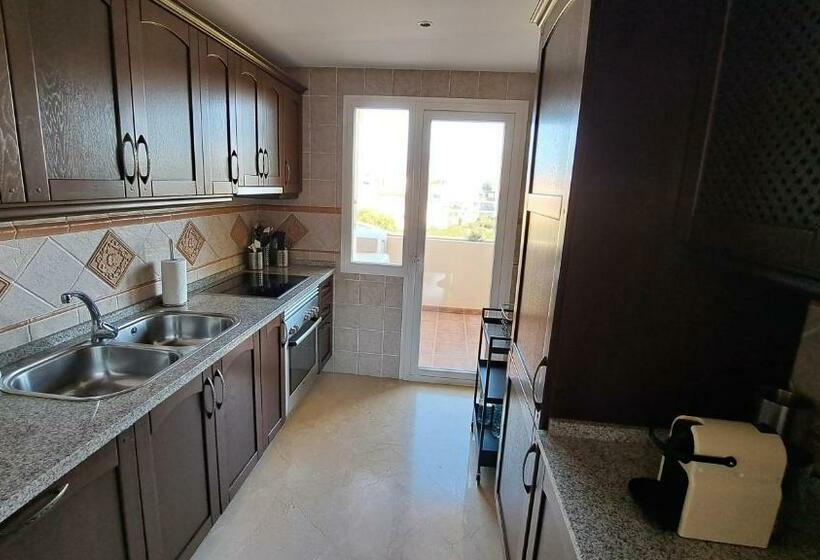 110   Superb Andalusian Style 2 Bed Golf Apartment Overlooking Miraflores Golf