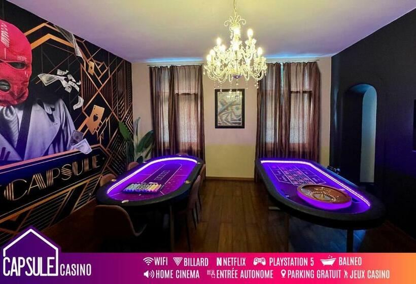 Capsule Casino   Jacuzzi   Billard   Netflix   Console & Jeux