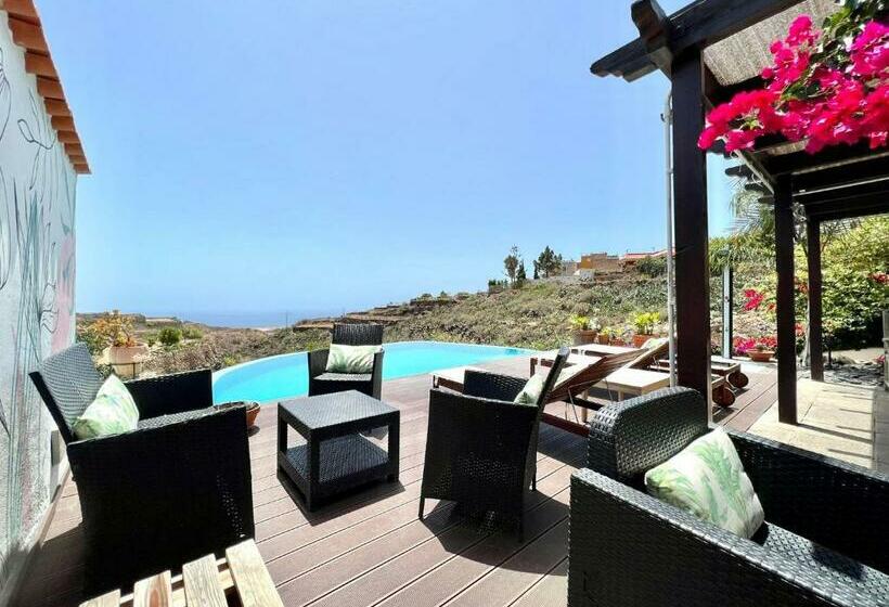Espectacular Villa Con Piscina Infinity, Bbq Y Wifi En San Miguel De Abona, Tenerife Sur