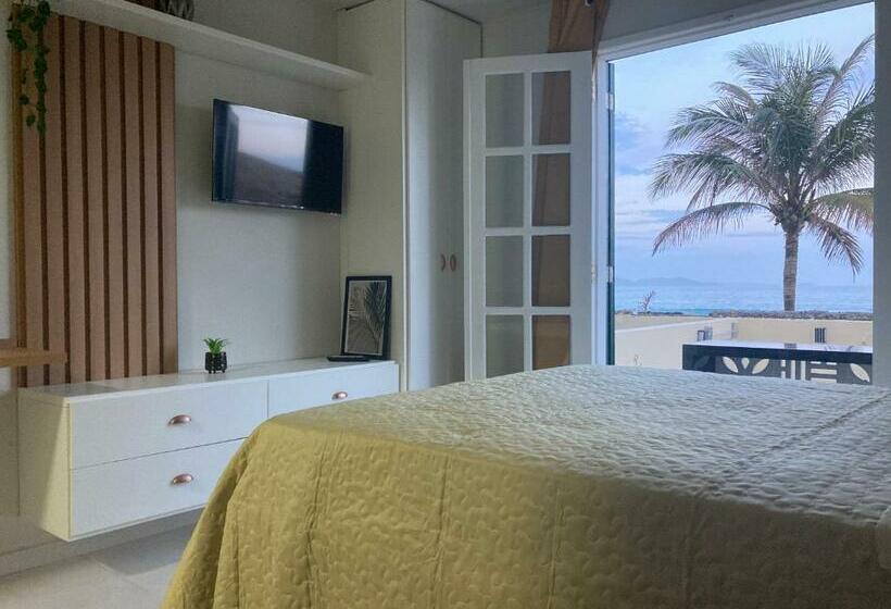 Flat Frente Mar Na Praia Do Pero Com Piscina