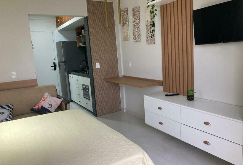 Flat Frente Mar Na Praia Do Pero Com Piscina