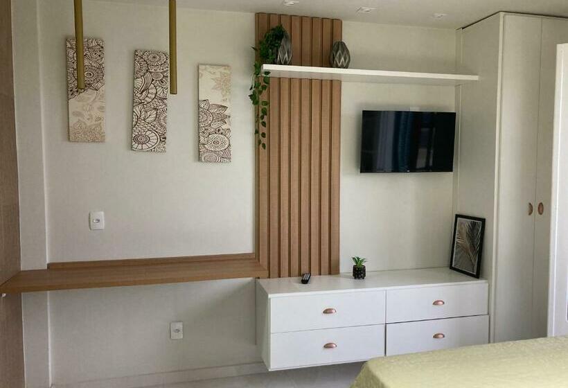 Flat Frente Mar Na Praia Do Pero Com Piscina