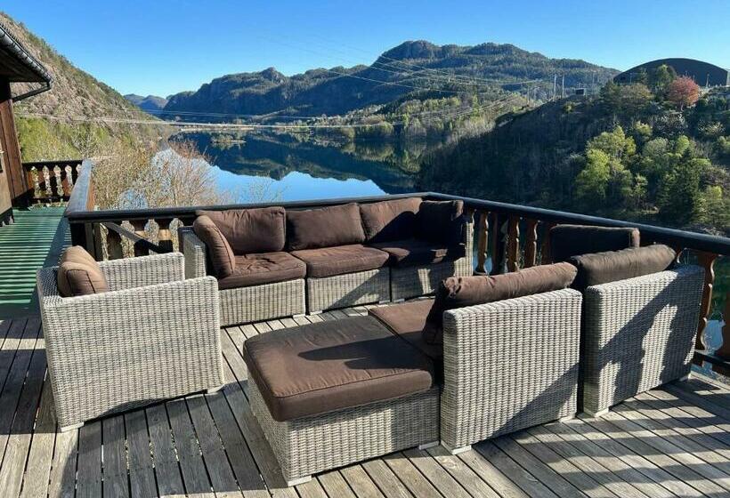 Feriehus I Flekkefjord Med Panoramautsikt