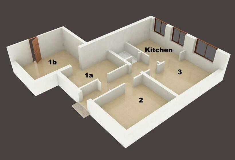 4 Zi Apartment, 80 Qm Mit Garten Nähe Messe Verkehrsgünstig, Ruhig, Parkplätze