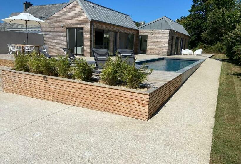 Magnifique Villa Avec Piscine, à 5 Min Des Plages