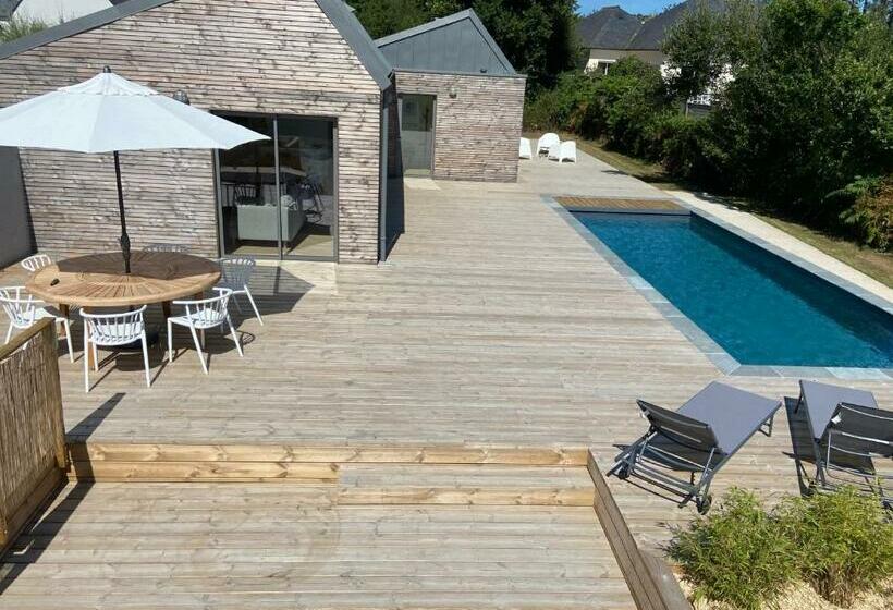 Magnifique Villa Avec Piscine, à 5 Min Des Plages