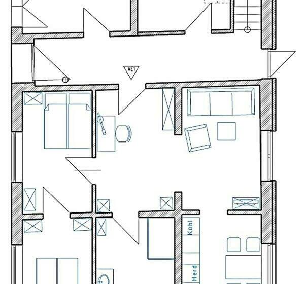 Stilvolle, Zentrale Ferienwohnung Bocksbruecke Mit Parkplatz