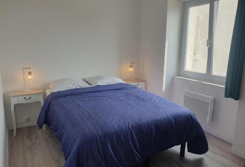 פנסיון Appartement 4 Personnes Vue Mer à Santec Au Pied De La Plage Du Dossen