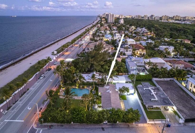 Private Beachfront Resort Style Home .