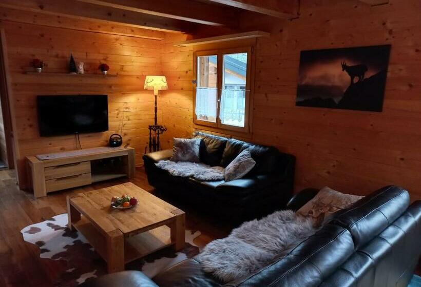 Chalet Regenbogen Leukerbad Mit Indoorrutschbahn