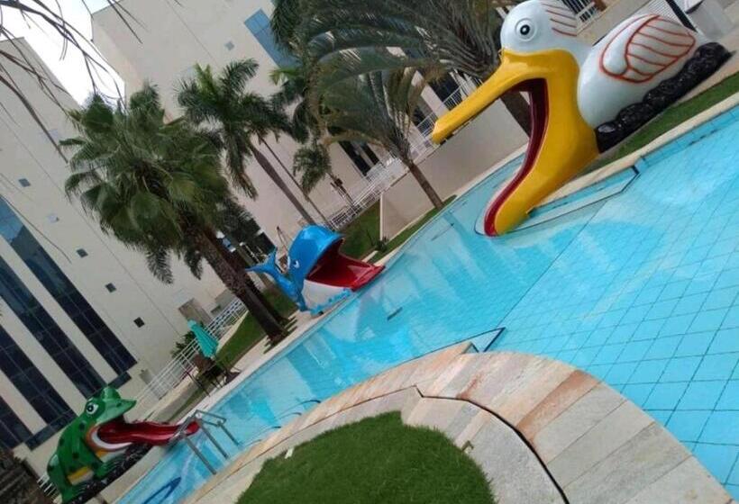 ホテル Condomínio Barretos Thermas Park   Flat Parque Do Peão