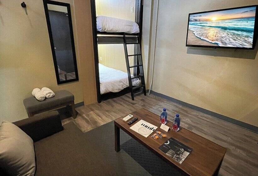 ユースホステル Boxstel Modern Stay Hotel Downtown El Paso