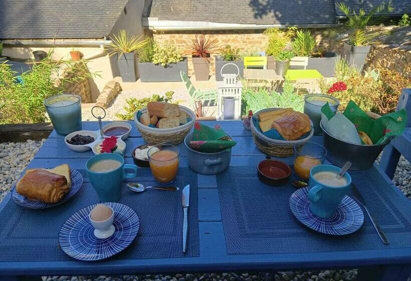 민박 Chambre D Hote Familiale De La Maison Bleue