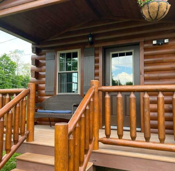 بنسيون Lincoln Log Cabins