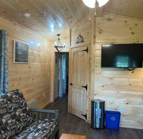 بنسيون Lincoln Log Cabins