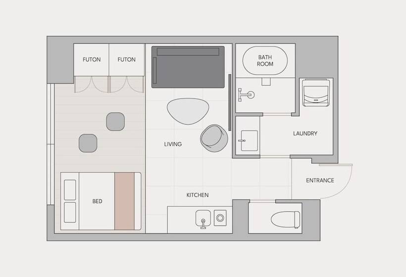 Отель Fav Hiroshima Stadium