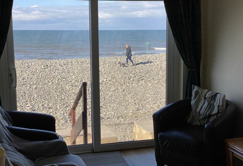 Borth Family House On The Beach Sleeps 7