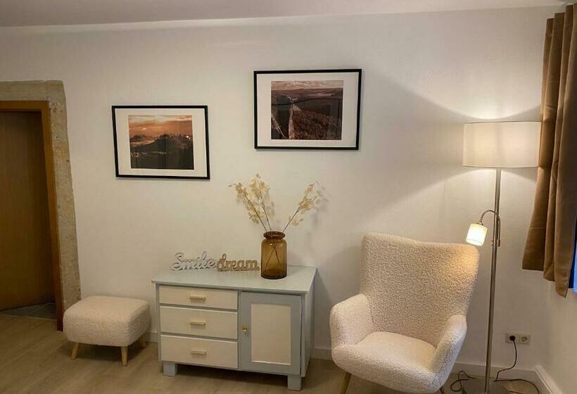 Fewo Ostrau, Neues Bad, Neue Küche, Zentral, Ruhig, Sandstein Ferien, Terrasse