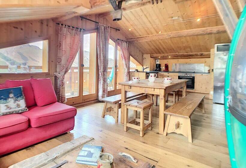 Chalet En Bois, 4 Chambres, Wifi, Skis, Parking Proche, 8 Pers   Fr 1 344 791