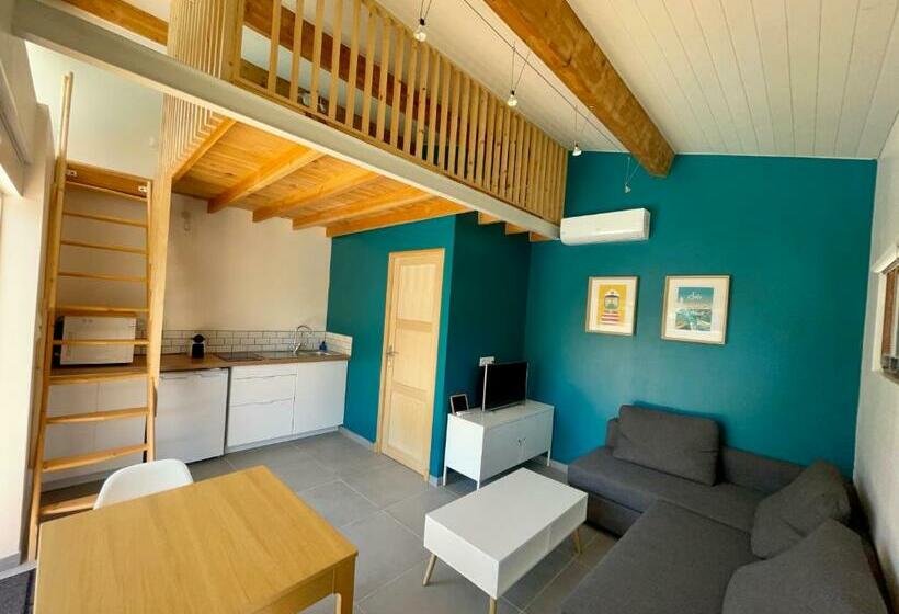 Пансион Annexe Des Pins   Studio Gîte Avec Piscine & Climatisation