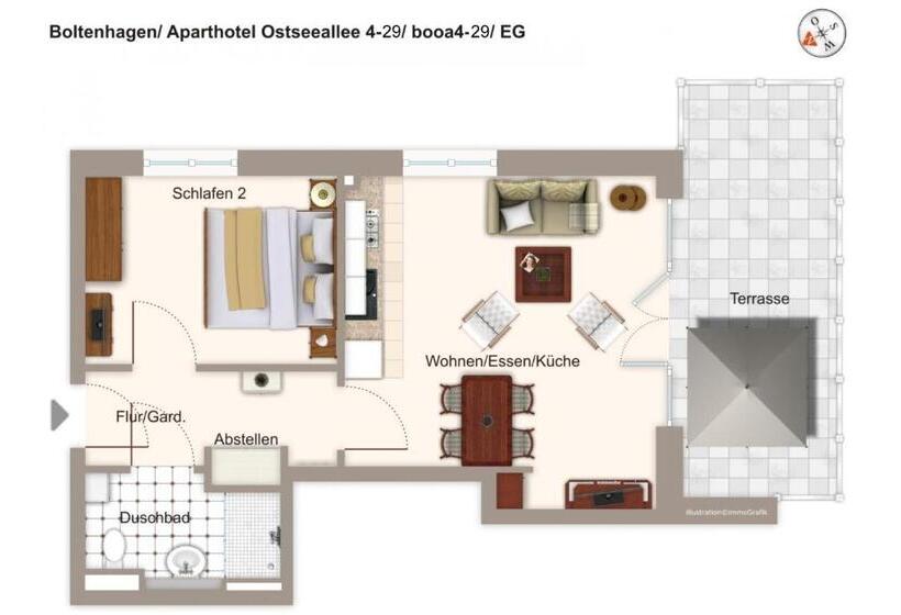 Aparthotel Ostseeallee Aparthotel Ostseeallee 4 29