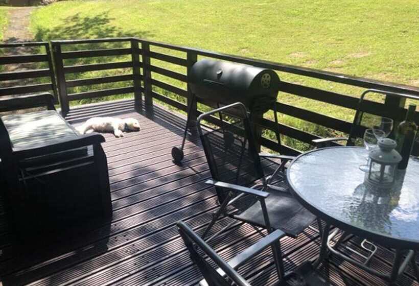 Nuthatch Lodge Is Set In 24 Acres Of Woodparkland Near The Village Of Cenarth