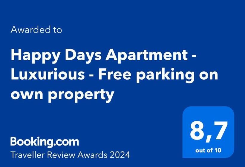 Happy Days Apartment   Luxurious   Free Parking On Own Property
