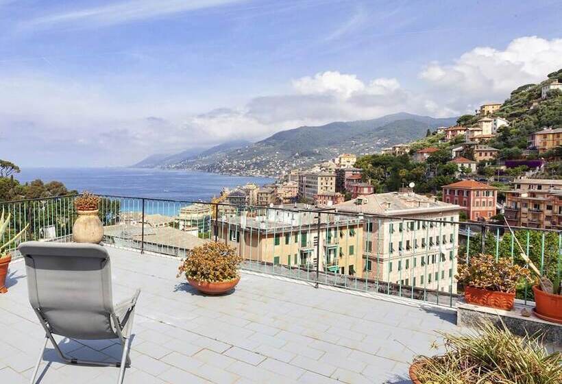 Stunning Sea View Apartment With Terrace In Camogli By Wonderful Italy