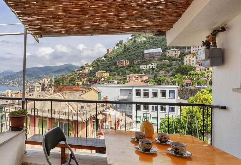 Stunning Sea View Apartment With Terrace In Camogli By Wonderful Italy