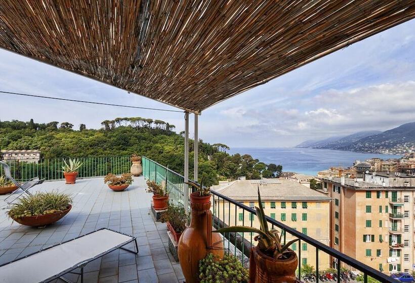 Stunning Sea View Apartment With Terrace In Camogli By Wonderful Italy