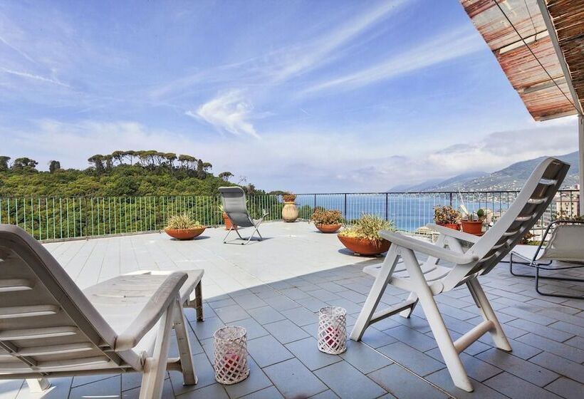 Stunning Sea View Apartment With Terrace In Camogli By Wonderful Italy
