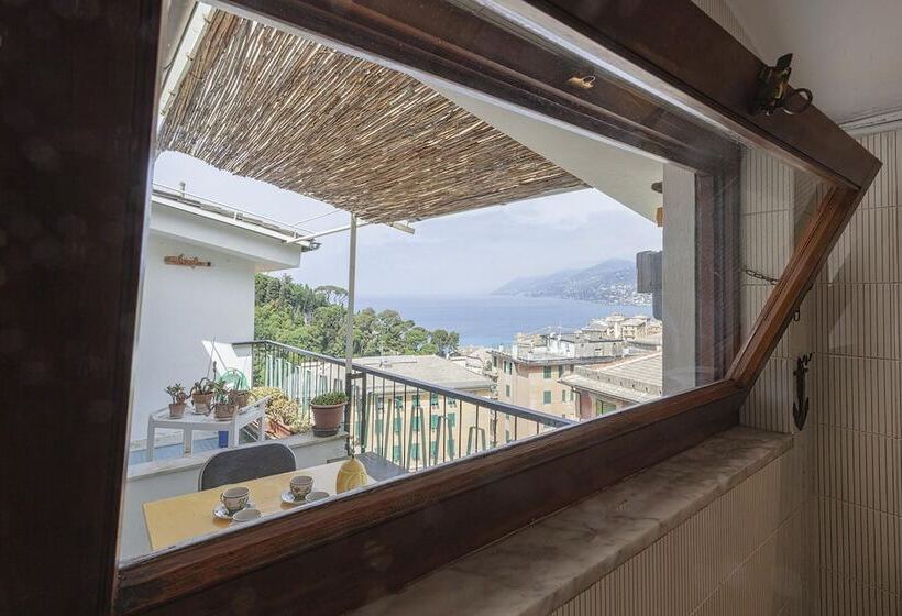 Stunning Sea View Apartment With Terrace In Camogli By Wonderful Italy