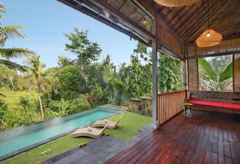Villa With Amazing Rice Field View Between Canggu And Ubud