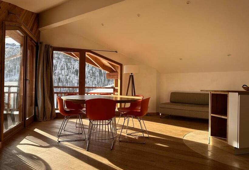 Appartement Avec Vue Magnifique Dans Le Hameau Des Airelles