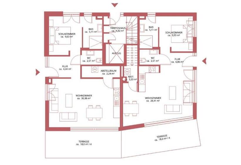 Residenz   Haus Wasser   Penthouse   Sauna   Parkplatz