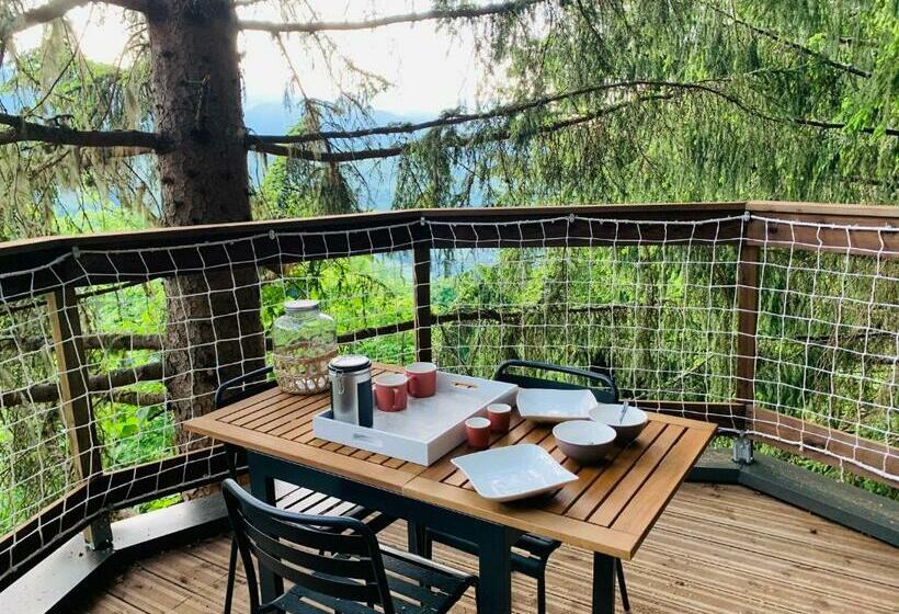 Bed and Breakfast Cabane Dans Las Arbres   Valmo Insolite