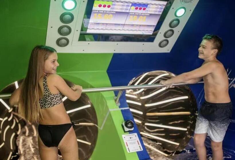 Green Tiny House With Shared Pool