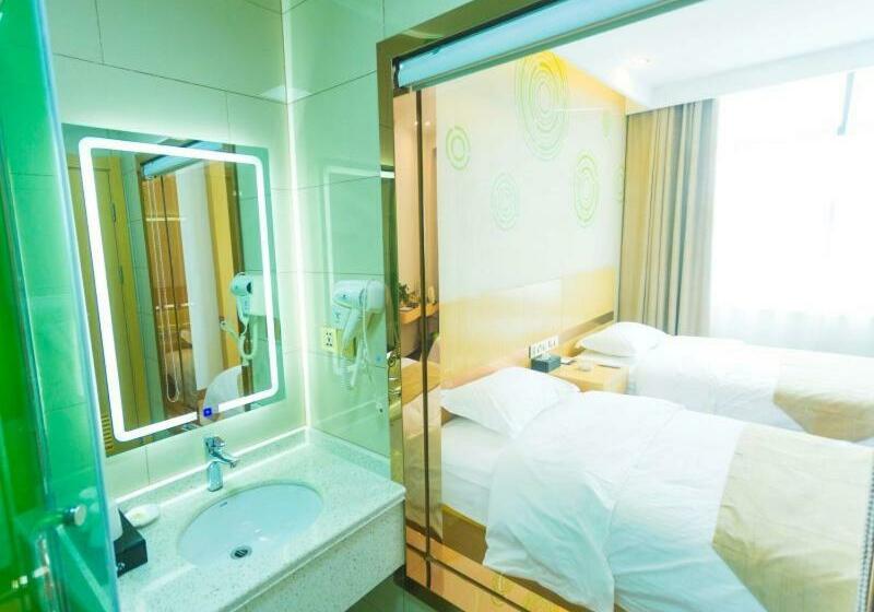בית מלון כפרי Greentree Inn Linyi Pingyi County Local Town Express