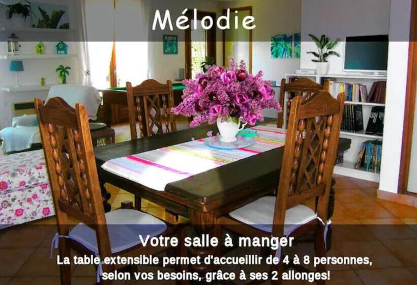 פנסיון Mélodie Lumineuse Et Spacieuse à 6km Du Pal