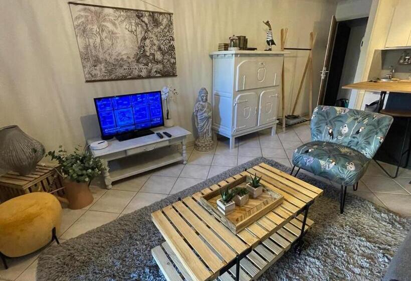 Le Patio, Coeur De Ville Avec Garage Et Jardin