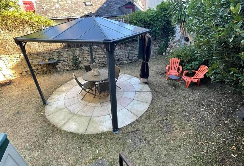 Le Patio, Coeur De Ville Avec Garage Et Jardin