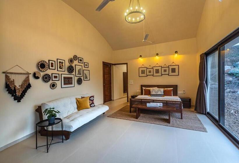 Saffronstays Yahvi Waters By Kosha Villas, Pawna Pool Villa With Stunning Lake View