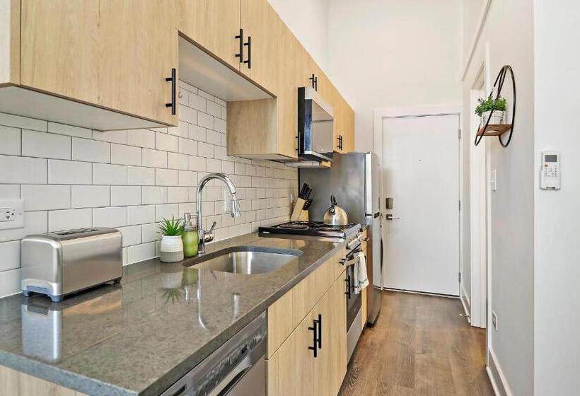 Stylish Studio Apartment With A Modern Kitchen  Wilson 418
