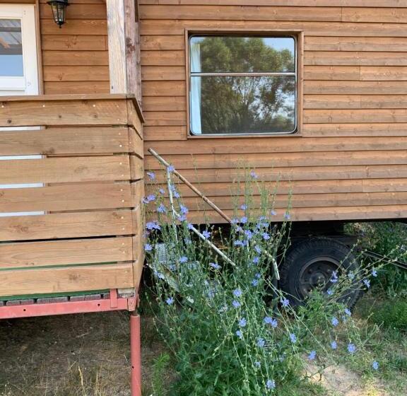 פנסיון Bauwagen Mit Gemeinschaftsbad