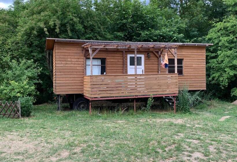 פנסיון Bauwagen Mit Gemeinschaftsbad