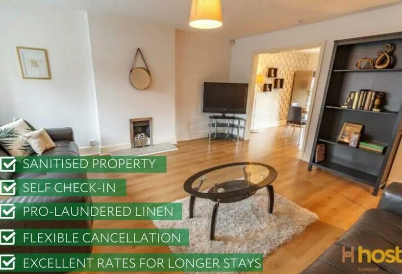 بنسيون Host Liverpool Rooms In A Spacious Coliving And Coworking Home With Garden, And Parking Close To C