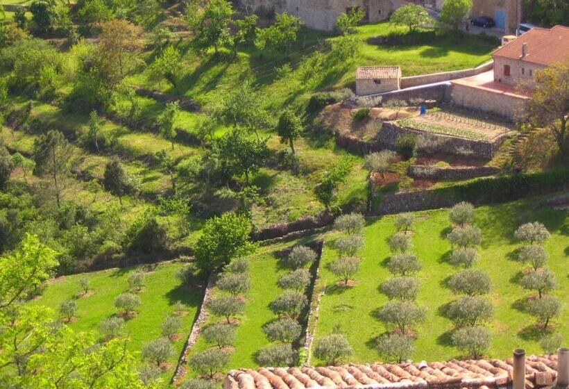민박 Chambre D Hôtes Lou Couradou
