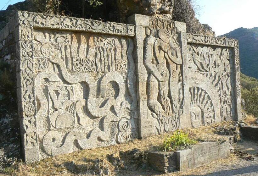 민박 Chambre D Hôtes Lou Couradou