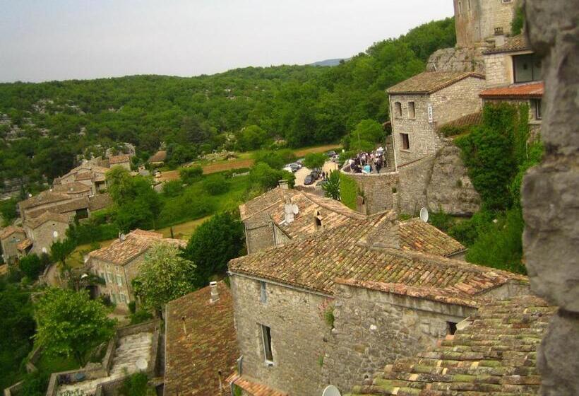 민박 Chambre D Hôtes Lou Couradou