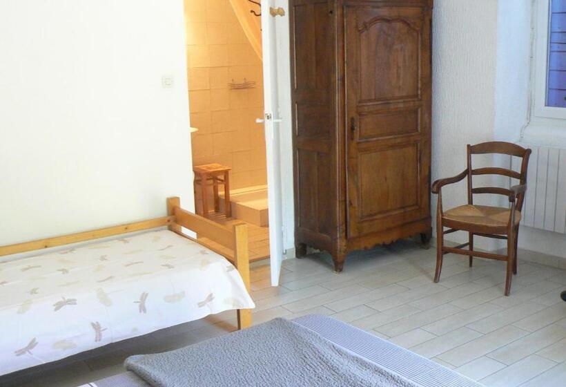 민박 Chambre D Hôtes Lou Couradou